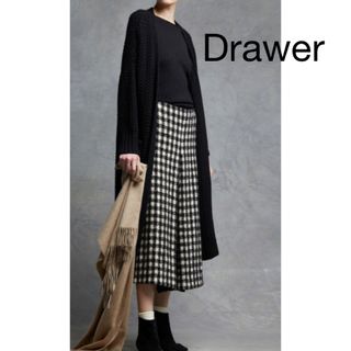 Drawer バックジップ フレアスカート 40