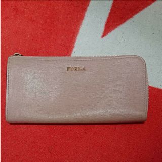 フルラ(Furla)のFURLA ピンクベージュ L型長財布(財布)