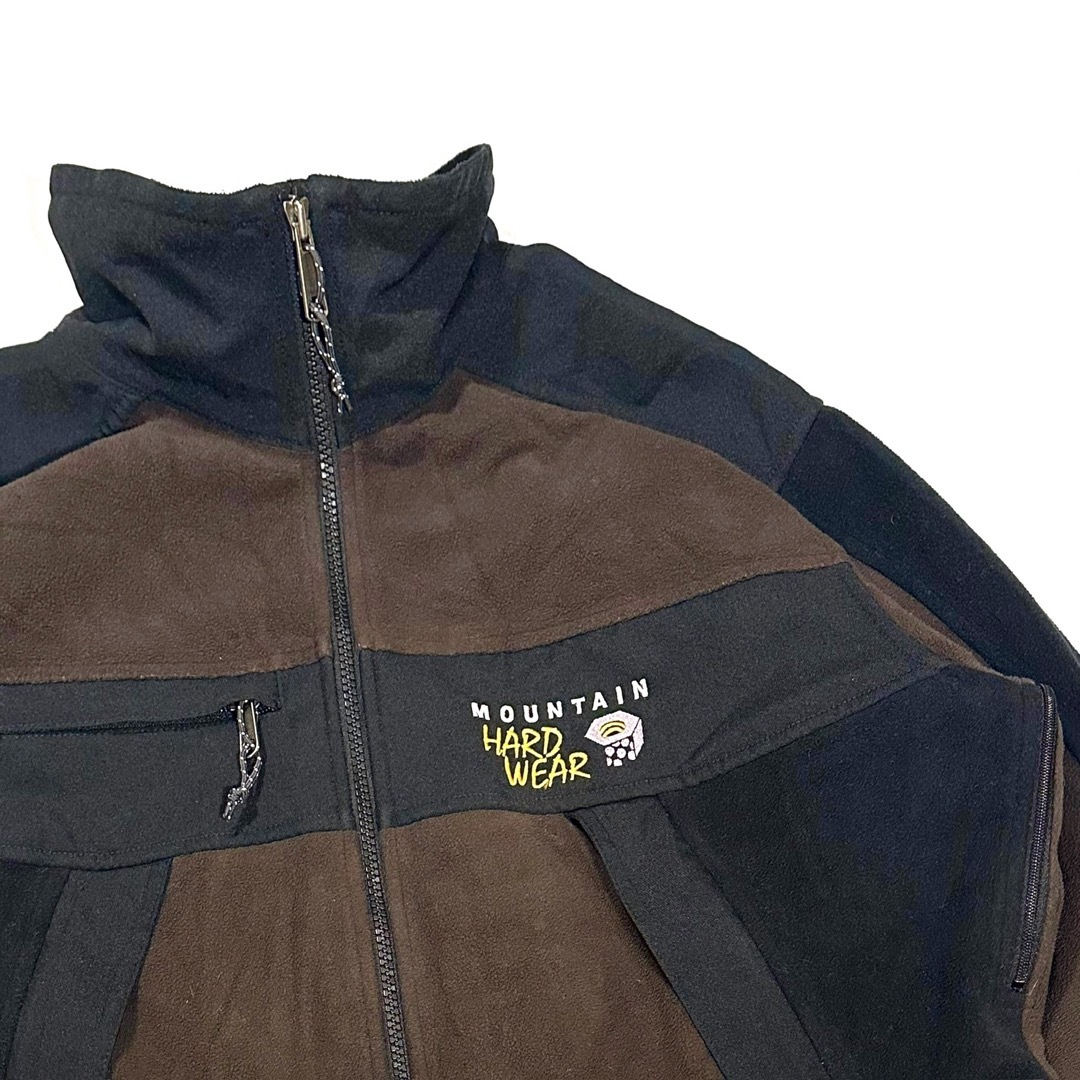 MOUNTAIN HARDWEAR(マウンテンハードウェア)のMOUNTAIN HARDWEAR fleece jacket brown メンズのジャケット/アウター(マウンテンパーカー)の商品写真