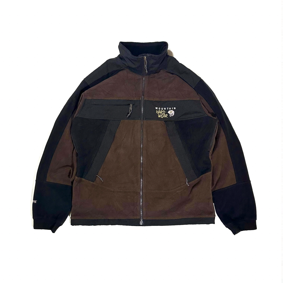 MOUNTAIN HARDWEAR(マウンテンハードウェア)のMOUNTAIN HARDWEAR fleece jacket brown メンズのジャケット/アウター(マウンテンパーカー)の商品写真