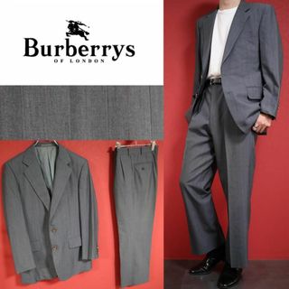 バーバリー(BURBERRY)の【最高級】Burberrys WOOL ＆ MOHAIR ブルー セットアップ(セットアップ)