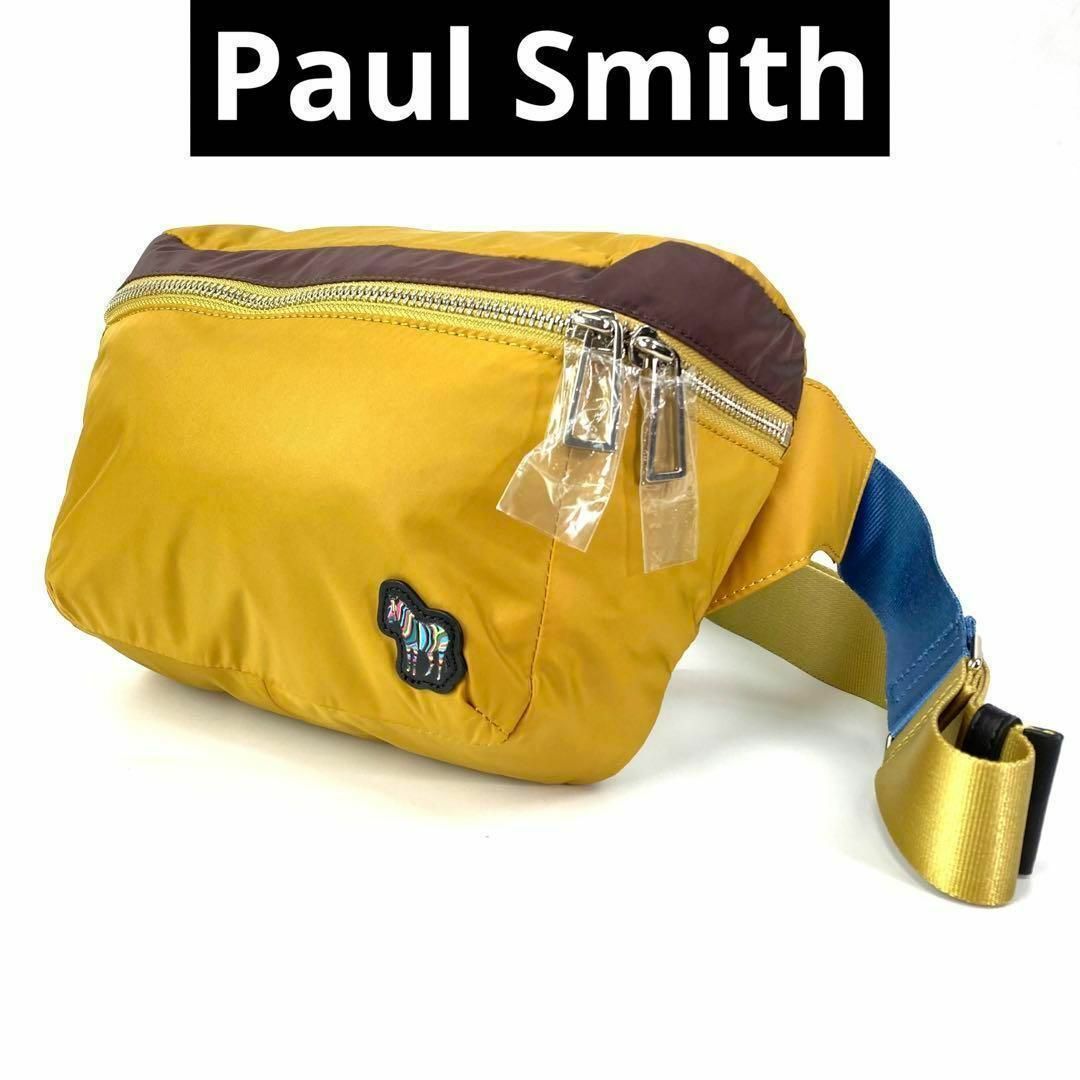 Paul Smith(ポールスミス)の新品　ポールスミス ボディバッグ　ウエストバッグ　イエロー　40bmb091 メンズのバッグ(ボディーバッグ)の商品写真