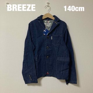 ブリーズ(BREEZE)の新品 BREEZE デニム テーラードジャケット 140cm キッズ(ジャケット/上着)