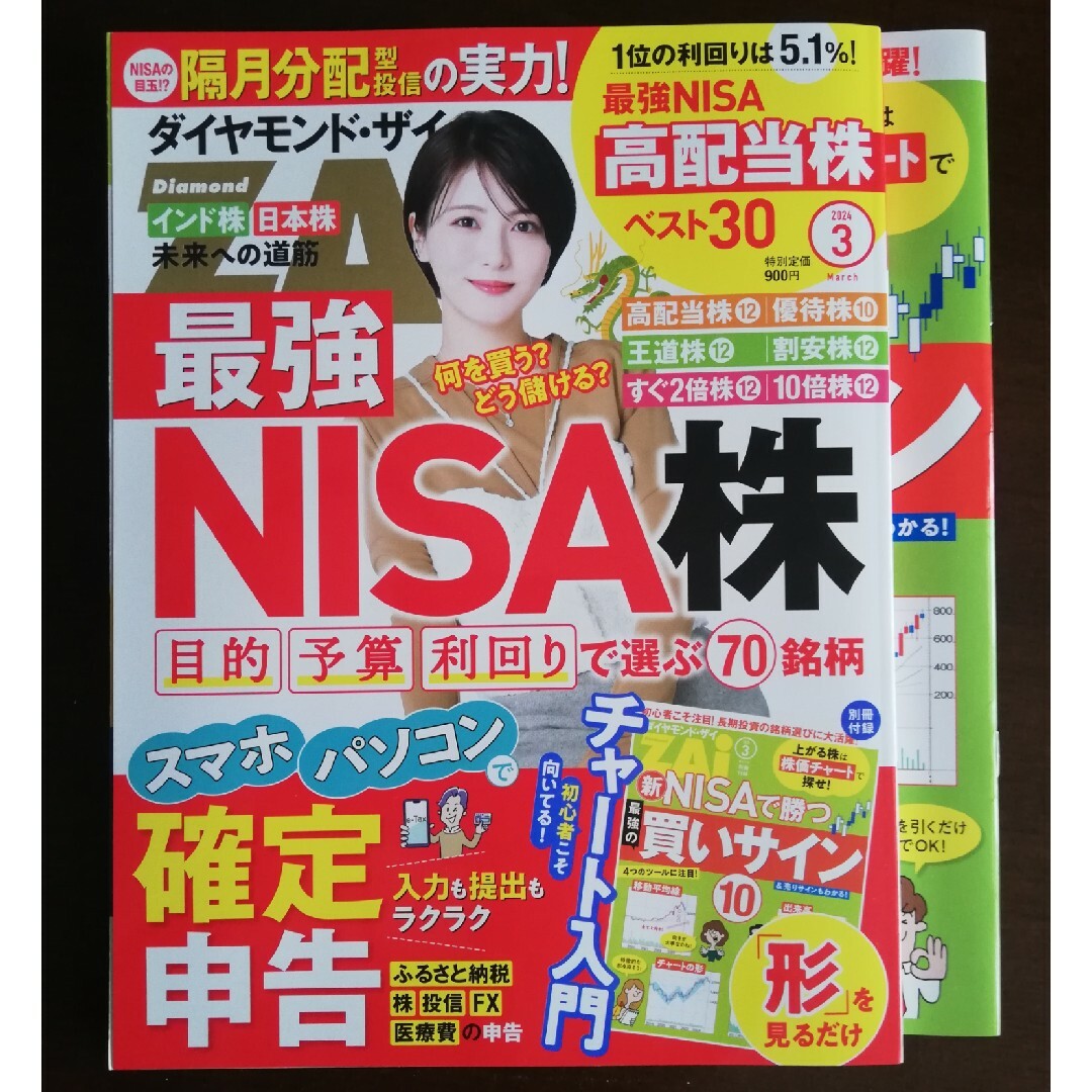 ダイヤモンド社(ダイヤモンドシャ)のダイヤモンド ZAi (ザイ) 2024年 03月号 [雑誌] エンタメ/ホビーの雑誌(ビジネス/経済/投資)の商品写真