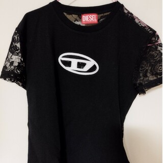 ディーゼル(DIESEL)のDIESEL『T-Sli-Ovalace スリムフィットTシャツ』(Tシャツ(半袖/袖なし))