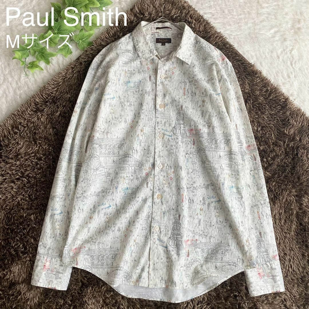 Paul Smith COLLECTION - ☆美品 ポールスミス 長袖シャツ 総柄 遊園地