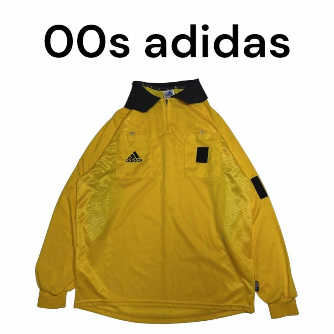 adidas(アディダス)の00s adidas　レフリーシャツ　古着　ゲームシャツ　adidas メンズのトップス(その他)の商品写真