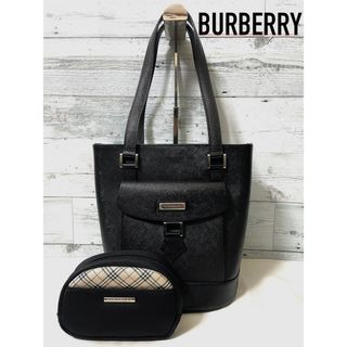 バーバリー(BURBERRY)の【未使用/おまけ付き】BURBERRY  トートバッグ  バケツ  ノバチェック(トートバッグ)