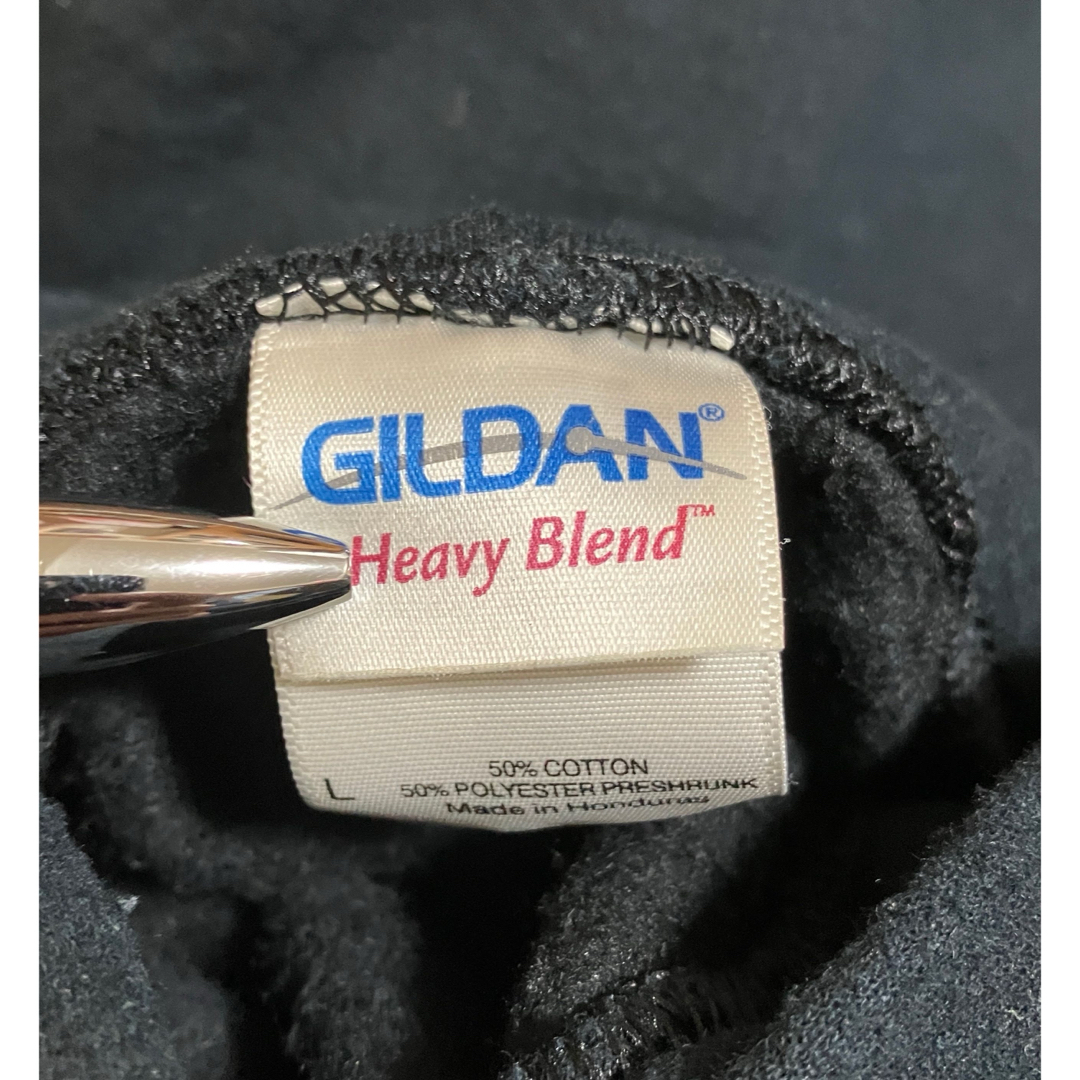 GILDAN(ギルタン)のGILDAN ギルダン パーカー Ｌサイズ　ＵＳＡ　古着　ブラック メンズのトップス(パーカー)の商品写真