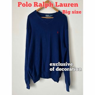 ポロラルフローレン(POLO RALPH LAUREN)のPolo Ralph Lauren コットンニット　ポロニット　クルーネック(ニット/セーター)