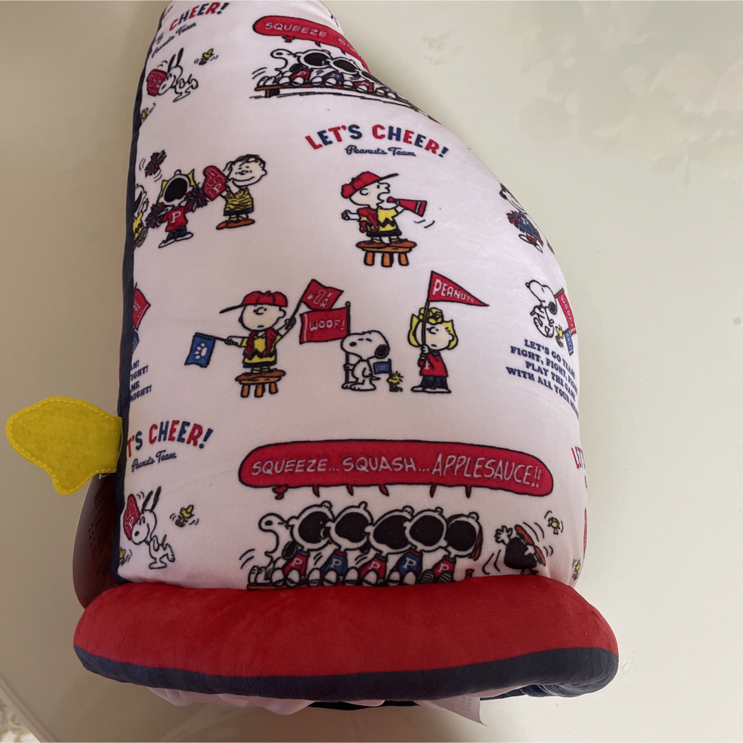 西川(ニシカワ)の応援グッズ　お昼寝クッション昼寝枕　フィンガークッション　スヌーピーSNOOPY インテリア/住まい/日用品の寝具(枕)の商品写真