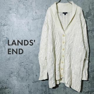 ランズエンド(LANDS’END)の【翌日配送 ❣】ランズエンド カーディガン セーター トップス レディース XL(カーディガン)