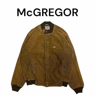 McGREGOR - マクレガー レザー スタジャン 古着 メンズS位 紺 白 本革 McGREGOR - マクレガー レザー スタジャン 古着 メンズS位 紺 白 本革