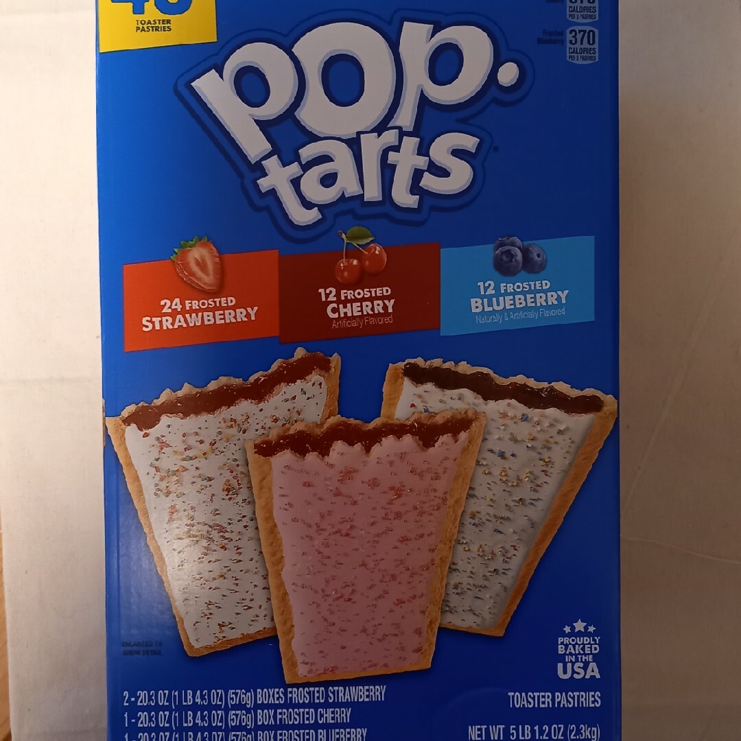 アメリカ人気お菓子 POPTARTSポップターツ ３種類8枚 食品/飲料/酒の食品(菓子/デザート)の商品写真