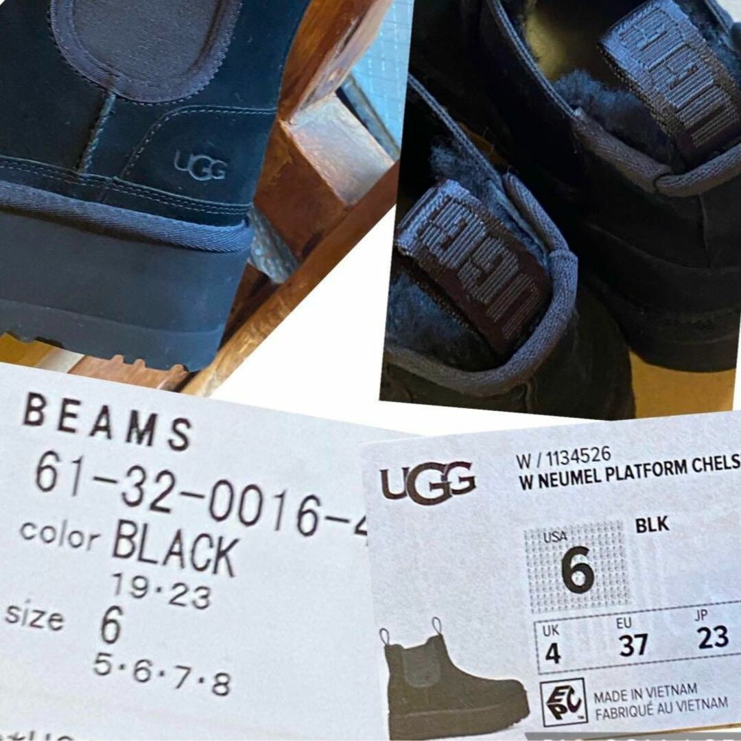 UGG(アグ)の正規品・BEAMS購入✨23✨UGG✨ニューメル プラットフォーム チェルシー レディースの靴/シューズ(ブーツ)の商品写真