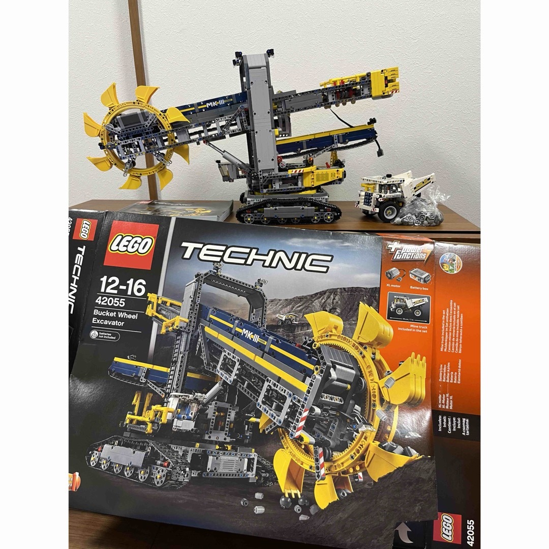 レゴ LEGO テクニック バケット掘削機 42055の通販 by りっちょん's レゴ LEGO テクニック バケット掘削機 42055の通販 by りっちょん's