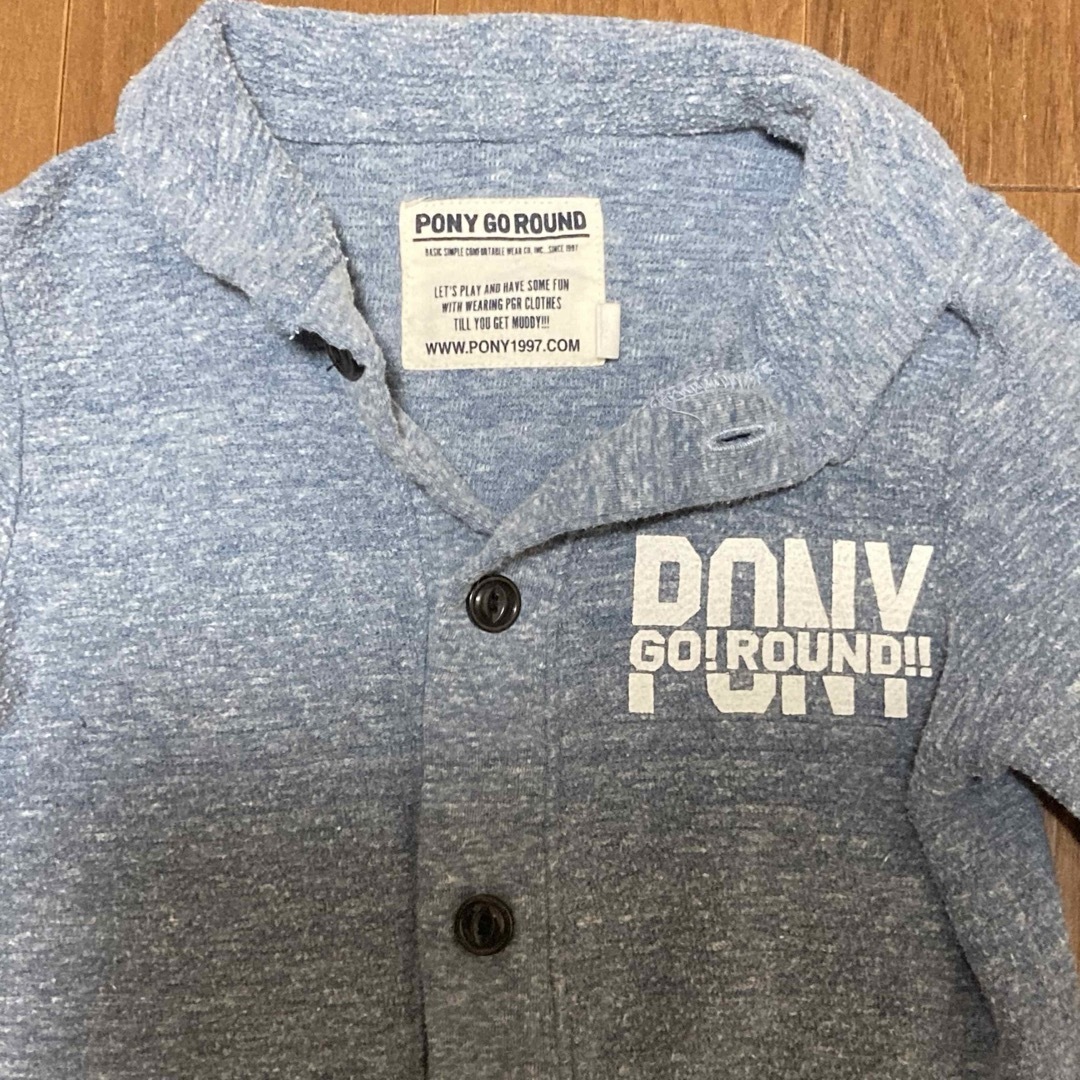 PONY GO ROUND(ポニーゴーラウンド)の【美品】PonyGoRound キッズSサイズ100cmカーディガン キッズ/ベビー/マタニティのキッズ服男の子用(90cm~)(カーディガン)の商品写真