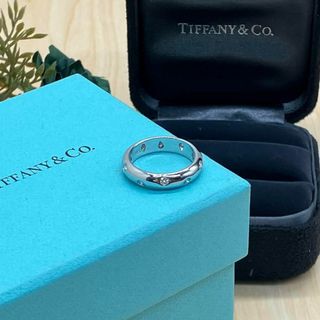 ティファニー(Tiffany & Co.)のティファニー ダイヤモンド ドッツリング　6.5号　Pt950 プラチナ　指輪(リング(指輪))