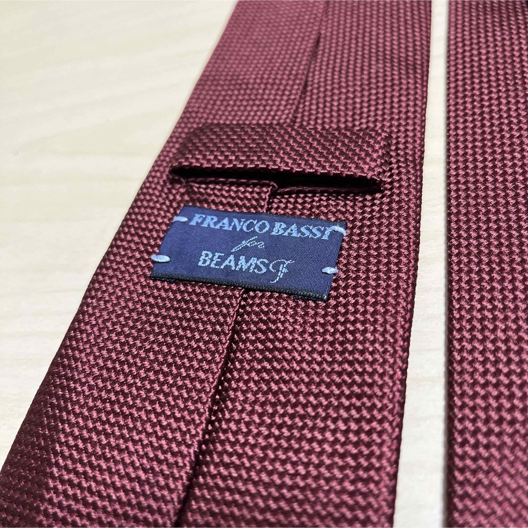 FRANCO BASSI(フランコバッシ)の【極美品】FRANCO BASSI for BEAMS F ジャカード　ネクタイ メンズのファッション小物(ネクタイ)の商品写真