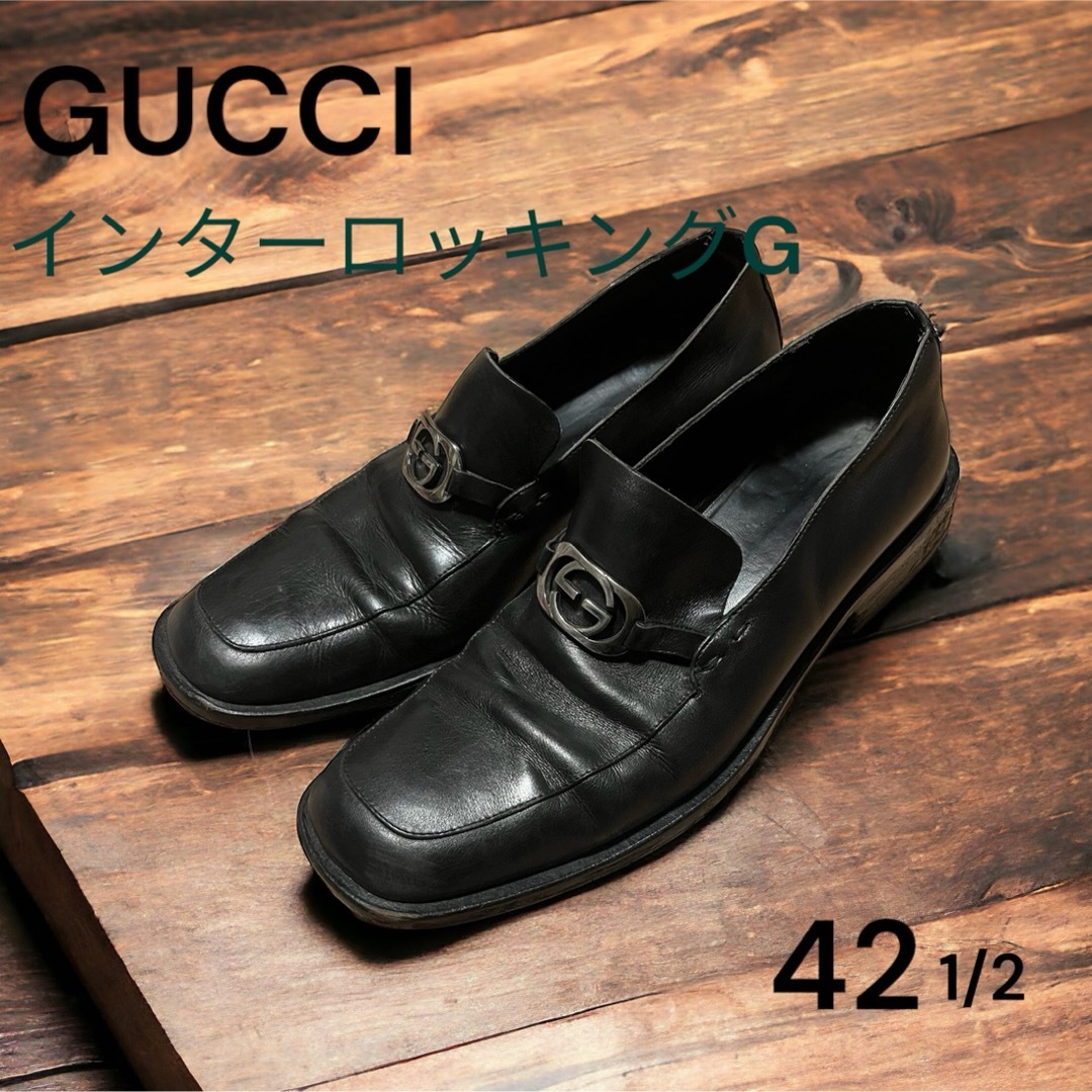 Gucci(グッチ)のGUCCI グッチ インターロッキングG ローファー 42 1/2 メンズの靴/シューズ(その他)の商品写真