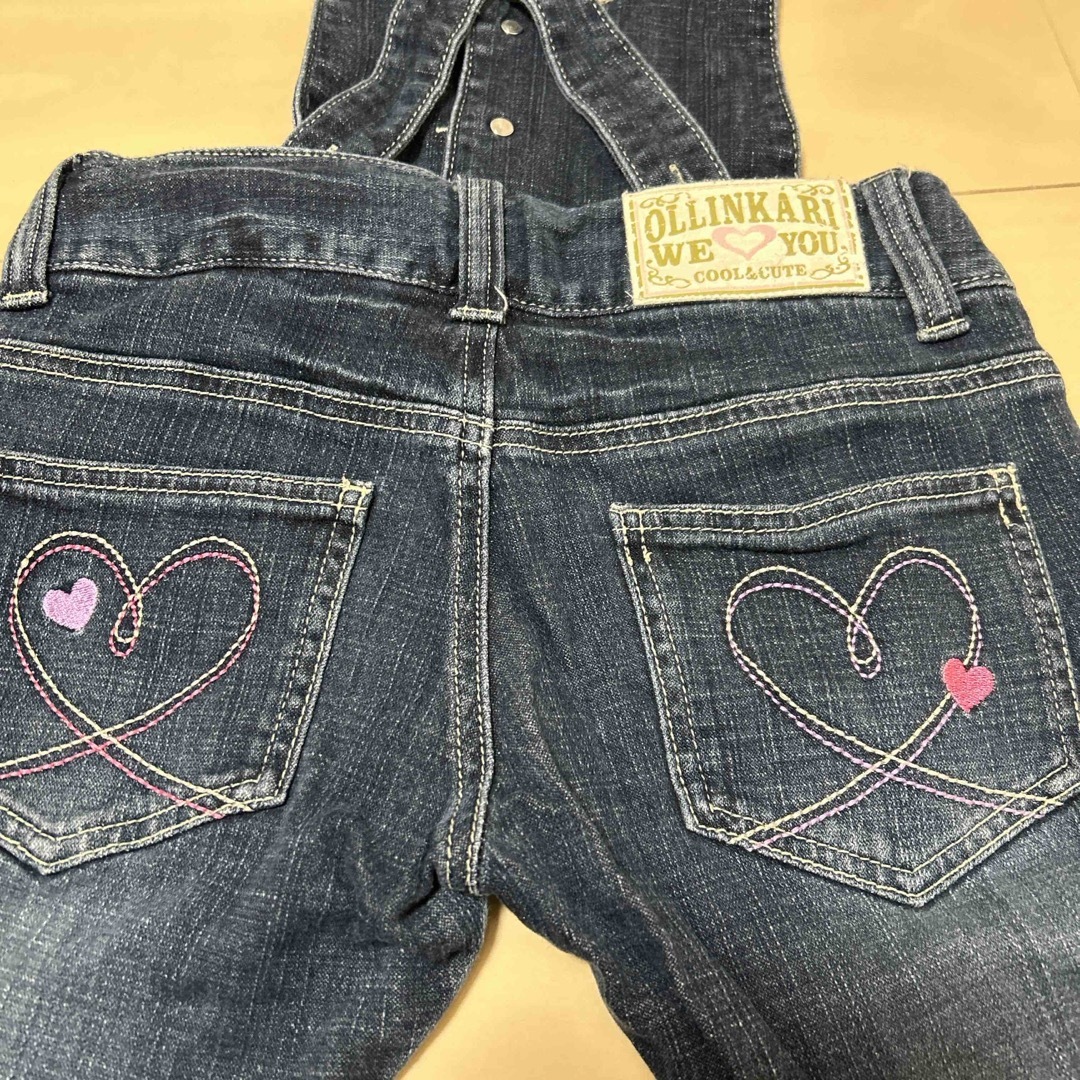 OLLINKARI(オリンカリ)のOLLINKARI パンツ　140 サロペット　女の子 キッズ/ベビー/マタニティのキッズ服女の子用(90cm~)(パンツ/スパッツ)の商品写真