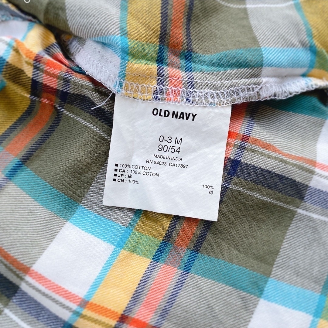 Old Navy(オールドネイビー)のシャツ半袖　長袖　50 60  男の子　オールドネイビー　送料無料　ベビー キッズ/ベビー/マタニティのベビー服(~85cm)(シャツ/カットソー)の商品写真