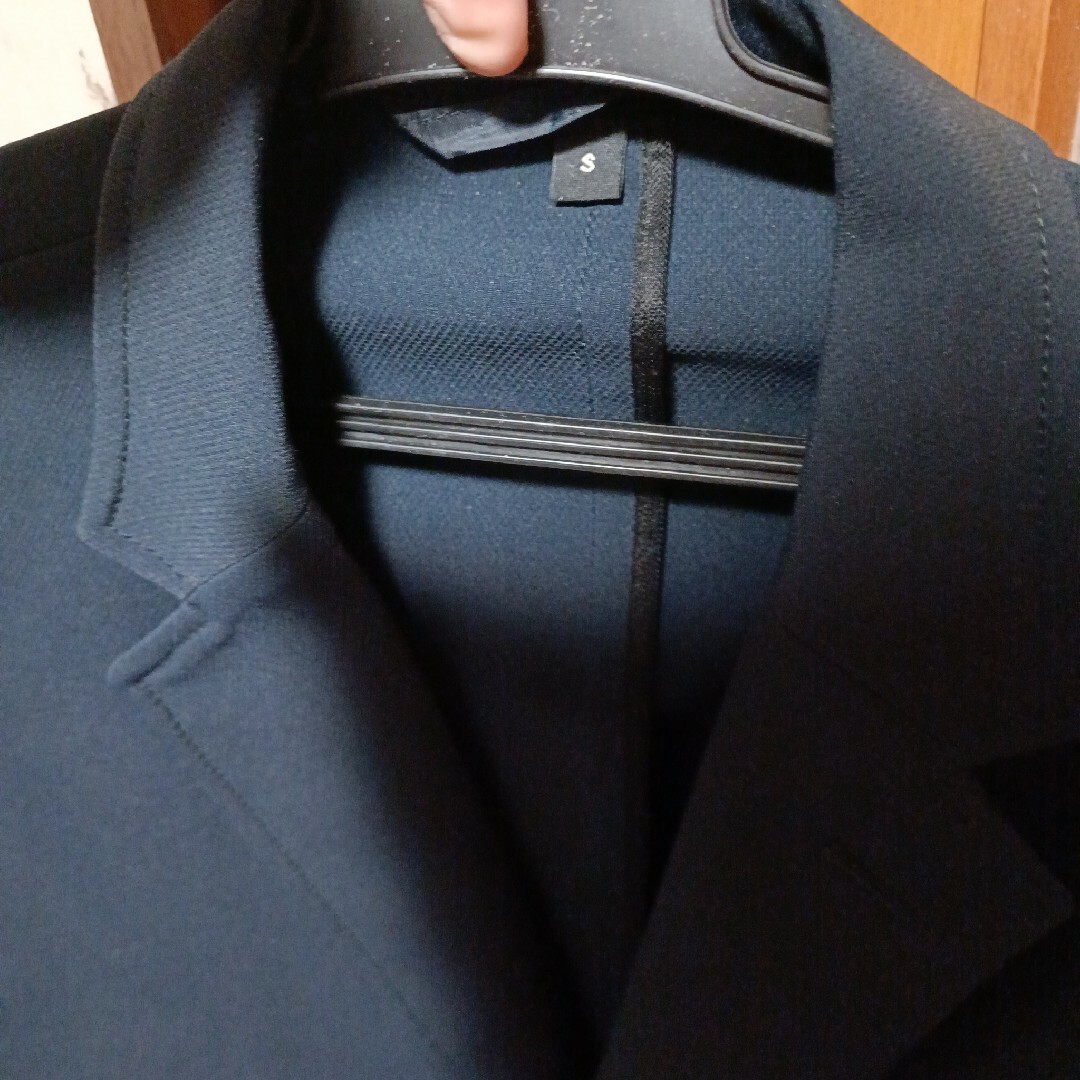 MUJI (無印良品)(ムジルシリョウヒン)の乾きやすいストレッチジャケット　紳士Ｓ・ネイビー メンズのジャケット/アウター(テーラードジャケット)の商品写真