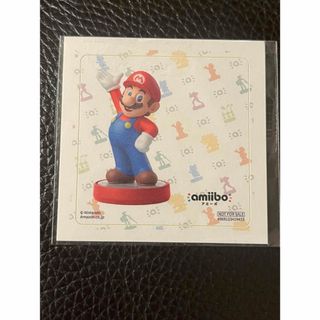 amiibo マリオ　ステッカー　シール(キャラクターグッズ)