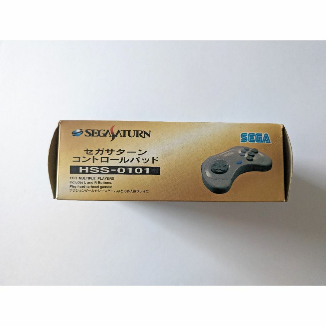 SEGA(セガ)のセガサターン コントロールパッド 箱あり　Sega Saturn SS エンタメ/ホビーのゲームソフト/ゲーム機本体(その他)の商品写真