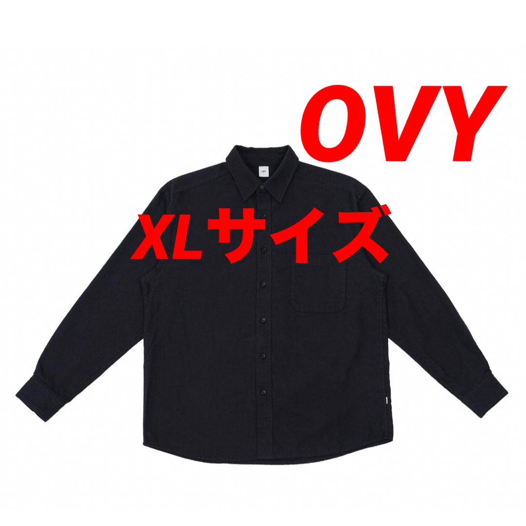 Ron Herman(ロンハーマン)のXL OVY Soft Flannel Wide Shirts black メンズのトップス(シャツ)の商品写真