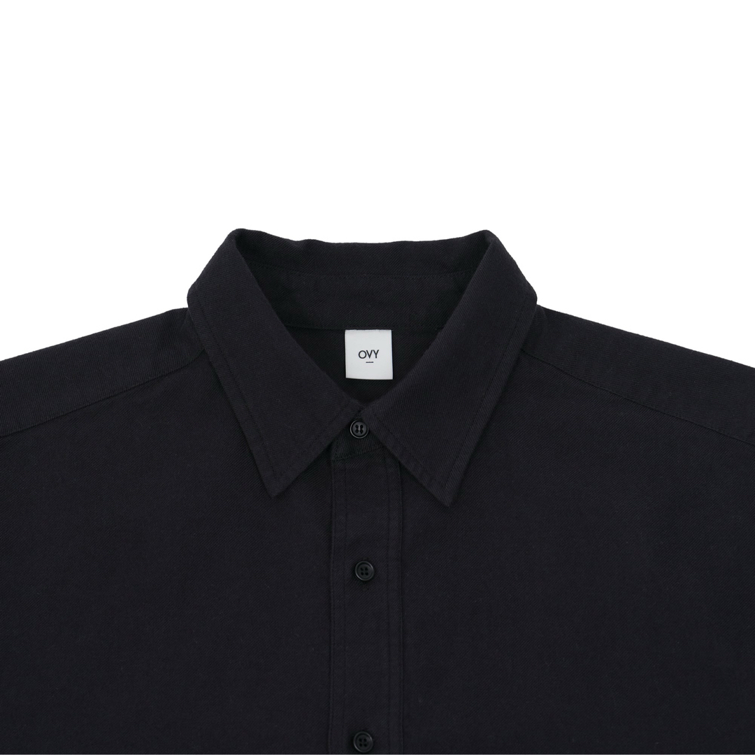 Ron Herman(ロンハーマン)のXL OVY Soft Flannel Wide Shirts black メンズのトップス(シャツ)の商品写真