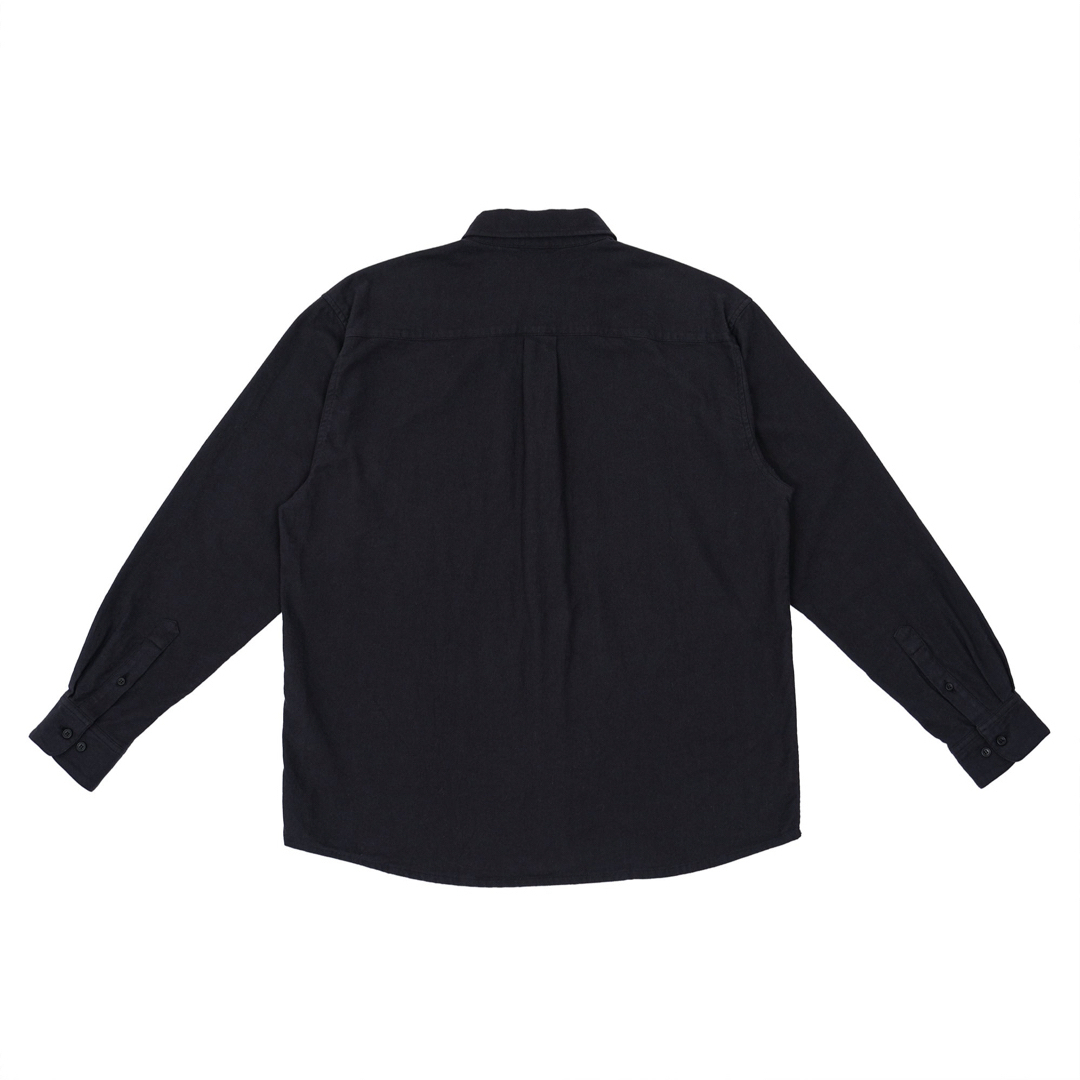 Ron Herman(ロンハーマン)のXL OVY Soft Flannel Wide Shirts black メンズのトップス(シャツ)の商品写真