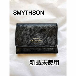 Smythson - 【新品未使用】【SMYTHSON】コインケース カードケース　折財布　ブラック