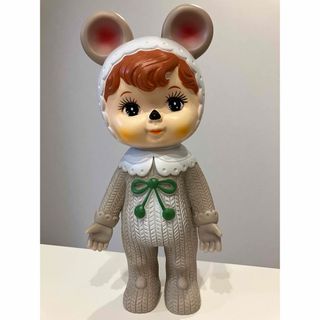 なかよし チャーミーちゃん アニマルシリーズ ネズミ 昭和レトロ ソフビ  国産MadeinJapan