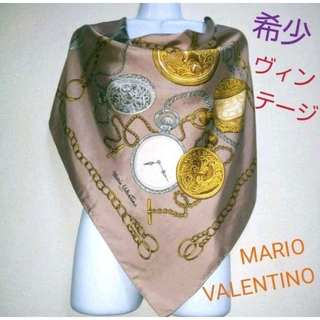 マリオバレンチノ(MARIO VALENTINO)のMARIO VARENTINO 大判スカーフ【希少・ヴィンテージ】(バンダナ/スカーフ)