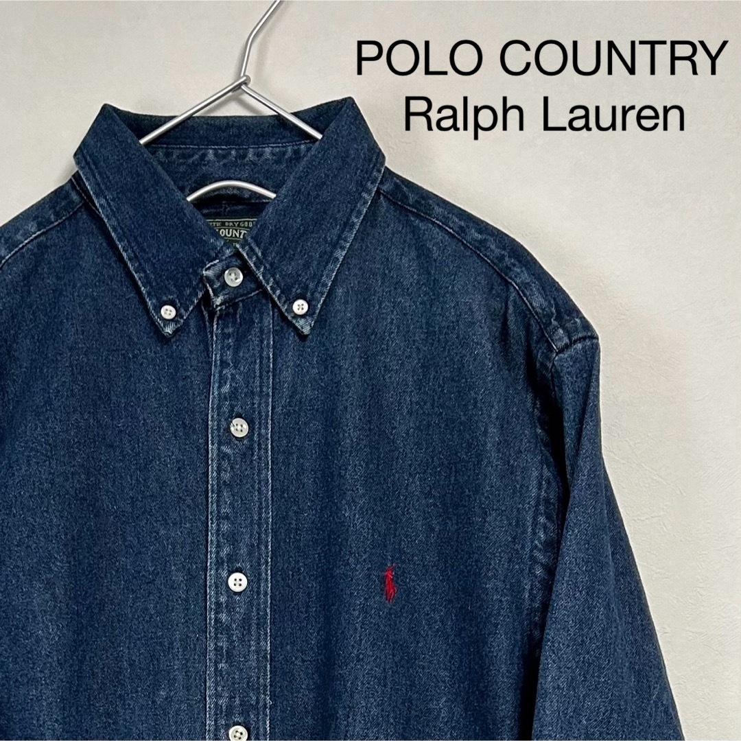 極美品 90s Ralph Lauren POLO COUNTRY デニムシャツ | フリマアプリ ラクマ