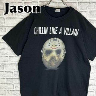 TV&MOVIE - PORT&COMPANY Jason ジェイソン仮面 ロゴTシャツ 半袖 輸入品