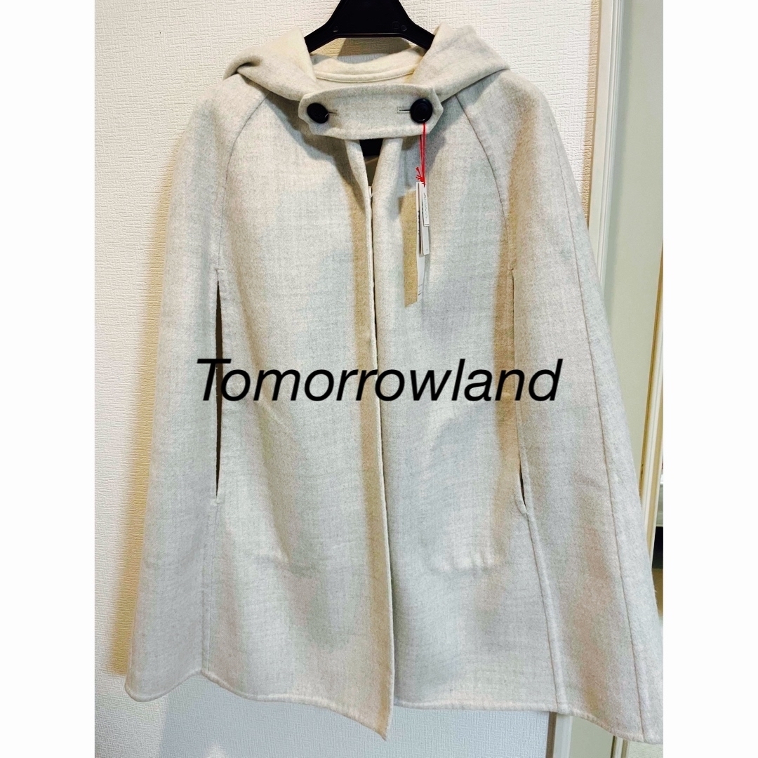 TOMORROWLAND(トゥモローランド)の✨未使用に近い美品✨Tomorrowland ポンチョ　コート　ダブルフェイス レディースのジャケット/アウター(スプリングコート)の商品写真