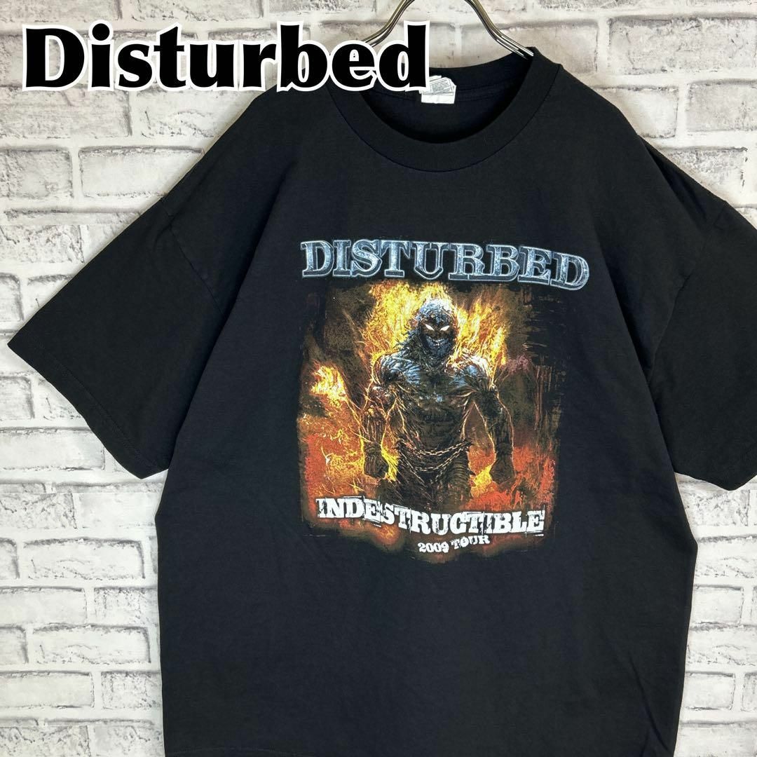 MUSIC TEE - Disturbed ディスターブド バンド 2009ツアーTシャツ 半袖