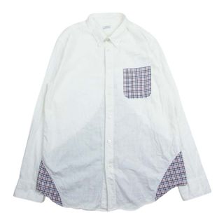 ヴィスヴィム(VISVIM)のVISVIM ビズビム 長袖シャツ 12AW 0112205014010 Fullcam Shirt L/S ギンガムチェック切替 シャツ ホワイト系 3【中古】(シャツ)