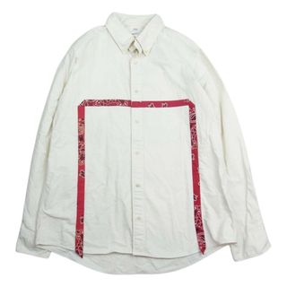 ヴィスヴィム(VISVIM)のVISVIM ビズビム 18SS 0118105011002 V＋V 5-NATION SHIRT L/S バンダナ柄 長袖 シャツ ホワイト系 3【中古】(シャツ)