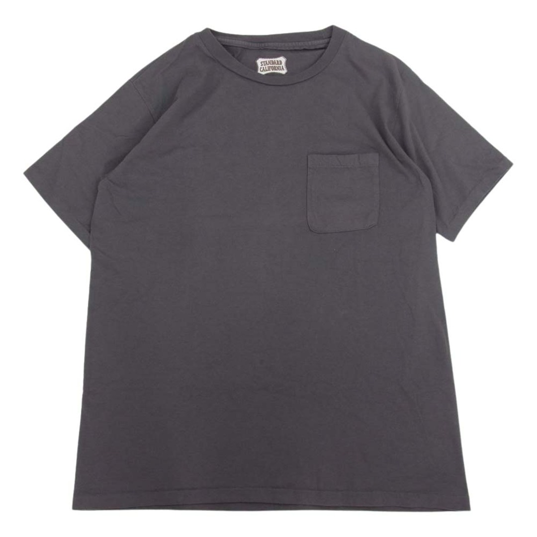 STANDARD CALIFORNIA(スタンダードカリフォルニア)のSTANDARD CALIFORNIA スタンダードカリフォルニア SD Shield Logo Pocket T Crew Neck ポケット Tシャツ ブラウン系 M【極上美品】【中古】 メンズのトップス(シャツ)の商品写真