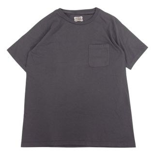 スタンダードカリフォルニア(STANDARD CALIFORNIA)のSTANDARD CALIFORNIA スタンダードカリフォルニア SD Shield Logo Pocket T Crew Neck ポケット Tシャツ ブラウン系 M【極上美品】【中古】(シャツ)