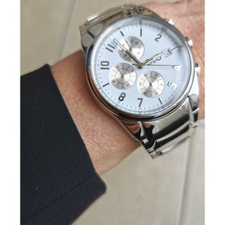 ドルチェアンドガッバーナ(DOLCE&GABBANA)のドルチェアンドガッバーナ　マブいメンズ腕時計　シルバー　人気モデル(腕時計(アナログ))