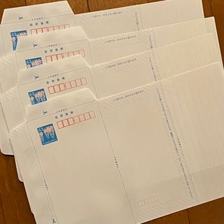 ミニレター　4枚　郵便書簡(使用済み切手/官製はがき)