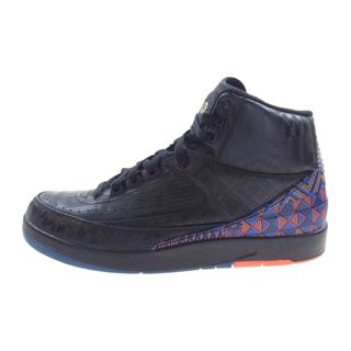 ナイキ(NIKE)のNIKE ナイキ スニーカー BQ7618-007 AIR JORDAN 2 RETRO BHM エアジョーダン レトロ ブラックヒストリーマンス マルチカラー系 US10【中古】(スニーカー)