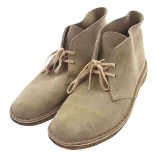 クラークス(Clarks)のClarks クラークス ブーツ 13292 DESERT BOOT スエード デザート チャッカ グレープソール ブーツ ベージュ ブラウン系 9.5【中古】(ブーツ)