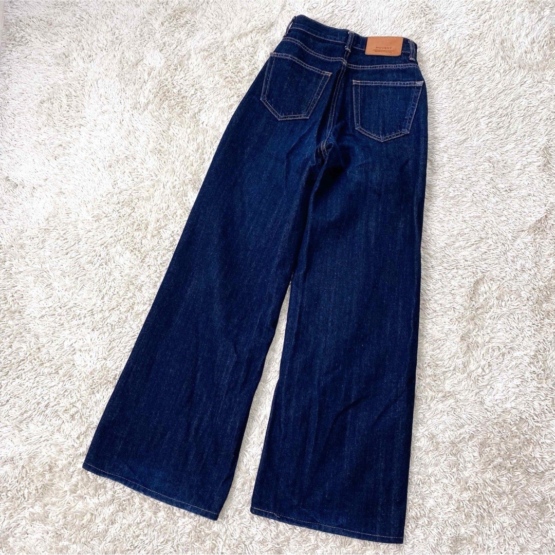 moussy(マウジー)の【美品】マウジー GBL MV WIDE STRAIGHT 23 5290 レディースのパンツ(デニム/ジーンズ)の商品写真