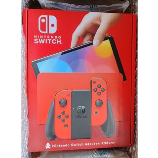 ニンテンドースイッチ(Nintendo Switch)の新品未開封 Nintendo Switch マリオレッド(家庭用ゲーム機本体)