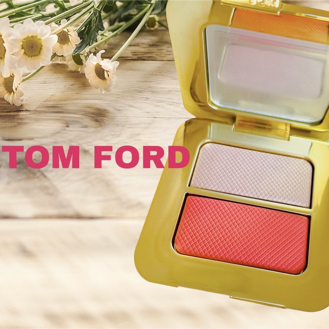 TOM FORD(トムフォード)のTOM FORD トムフォード シアーチークデュオ 02 パラダイスラスト コスメ/美容のベースメイク/化粧品(チーク)の商品写真